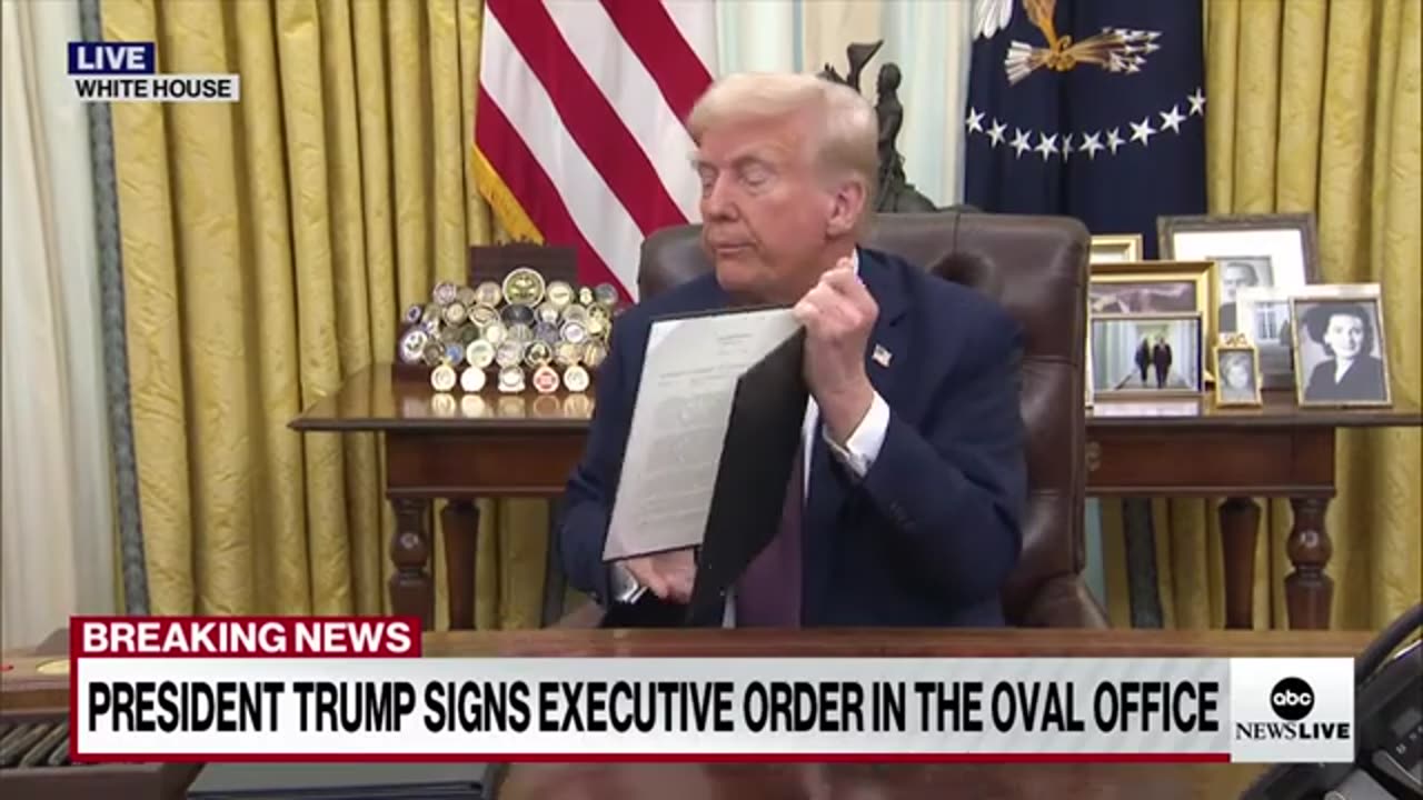 President Trump Takes Historic Action in the Oval Office!