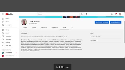 YouTube With Jack Bosma