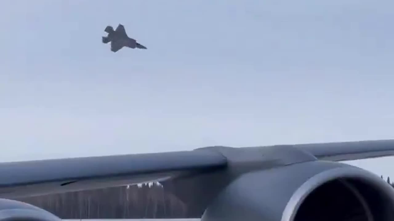 BREAKING: Video Captures Terrifying Moment F-35 Crashes In Alaska