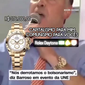 BARROSO: CAPITALISMO PARA MIM, COMUNISMO PARA VOCÊS