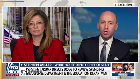 “Drain the swamp isn’t just a talking point. It is a mandate.” - Stephen Miller