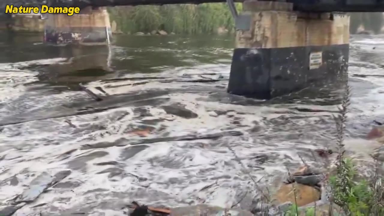 Chaos in California Today! Santa Cruz Pier Destroyed by Giant Tsunami-Like Waves