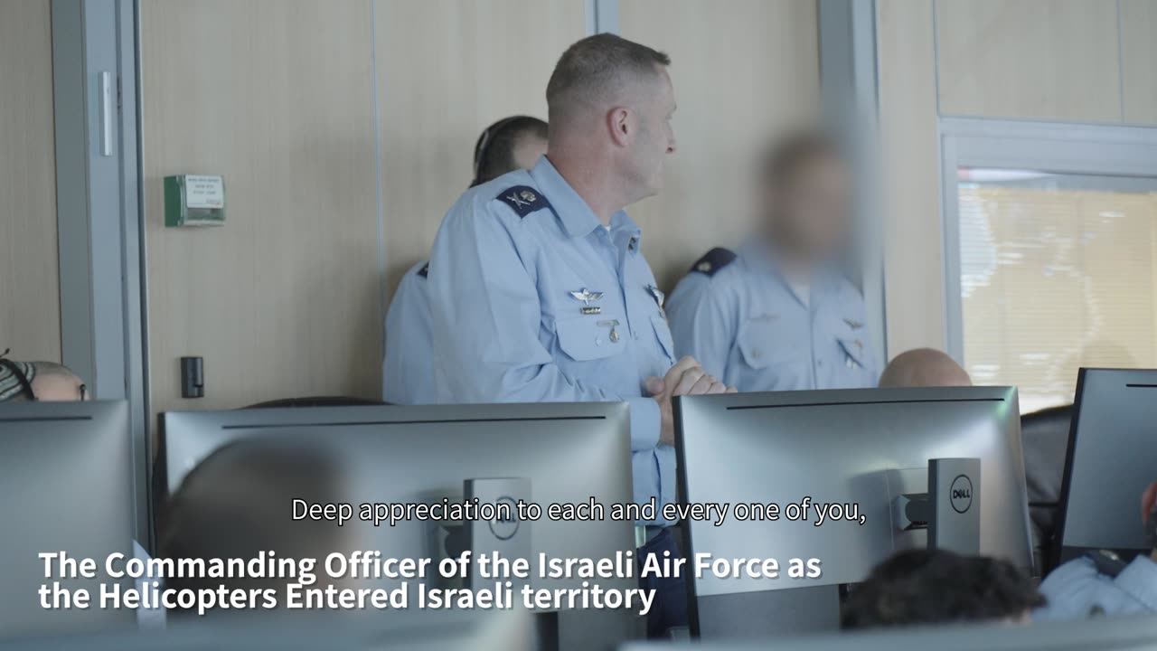 Footage of the Commanding Officer of the Israeli Air Force, Maj. Gen. Tomer Bar