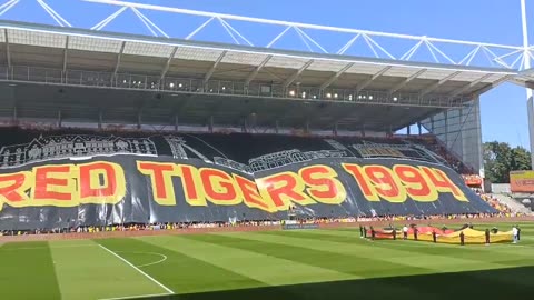 RC Lens vs Stade Brestois 29 (fantastic atmosphere Ultras 'Red Tigers 1994')