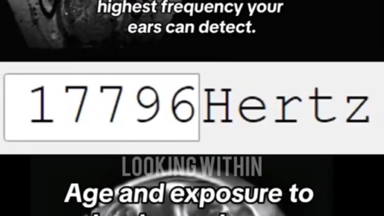 What is the highest frequency you can hear?