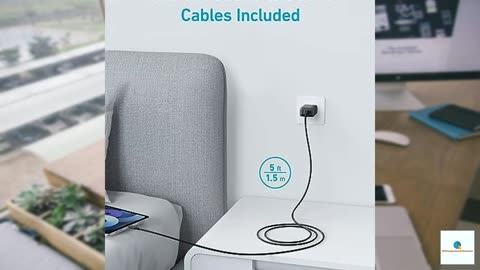 Anker 20W iPhone Charger & USB-C Cable Set