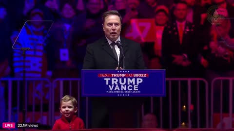 Elon Musk appears with 'enthusiastic' son at Trump rally