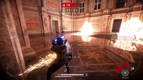 Star Wars Battlefront II 2017: Arcade Onslaught Anakin Skywalker Throne Room Gameplay