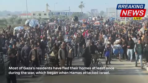 Watch: Thousands of Palestinians Return to Northern Gaza