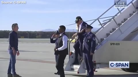 What Are They Saying? Newsom Greets Trump and Melania in California