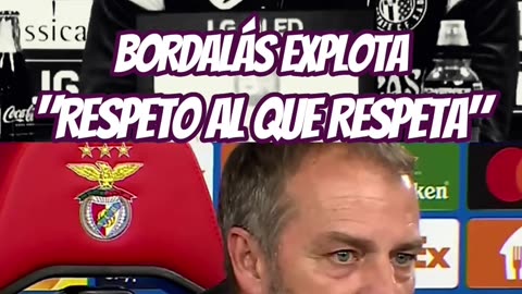 🔥 BORDALÁS RESPONDE CON TODO: 'SER SEÑOR CUANDO PIERDES ES LO DIFÍCIL' 💥⚽