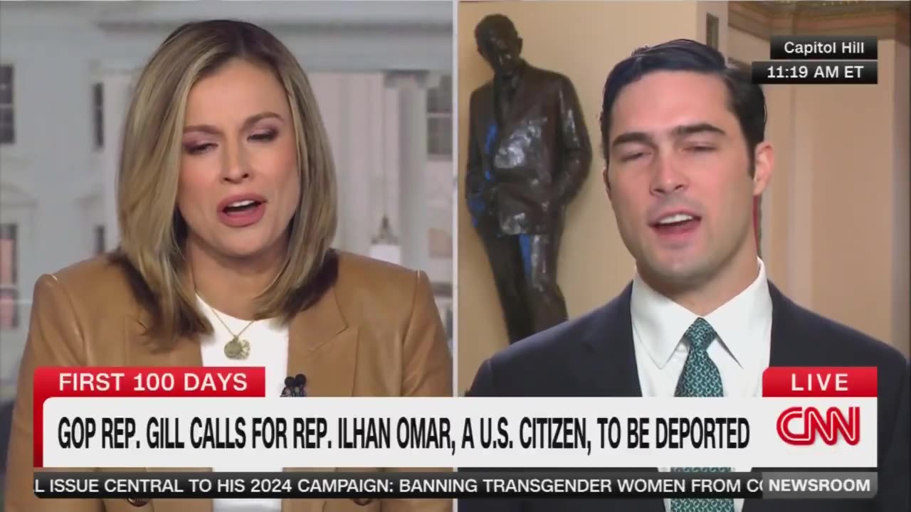 CNN Host Visibly Disturbed After GOP Rep. Suggests 'Squad' Democrat Should Be Deported