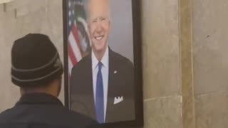 Biden portraits are coming down!