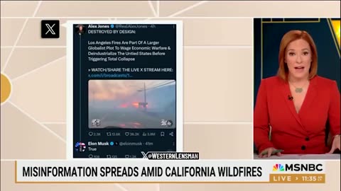 😂😂😂MSNBC’s Jen Psaki has identified the key story on which to focus, as fires still rage in LA.