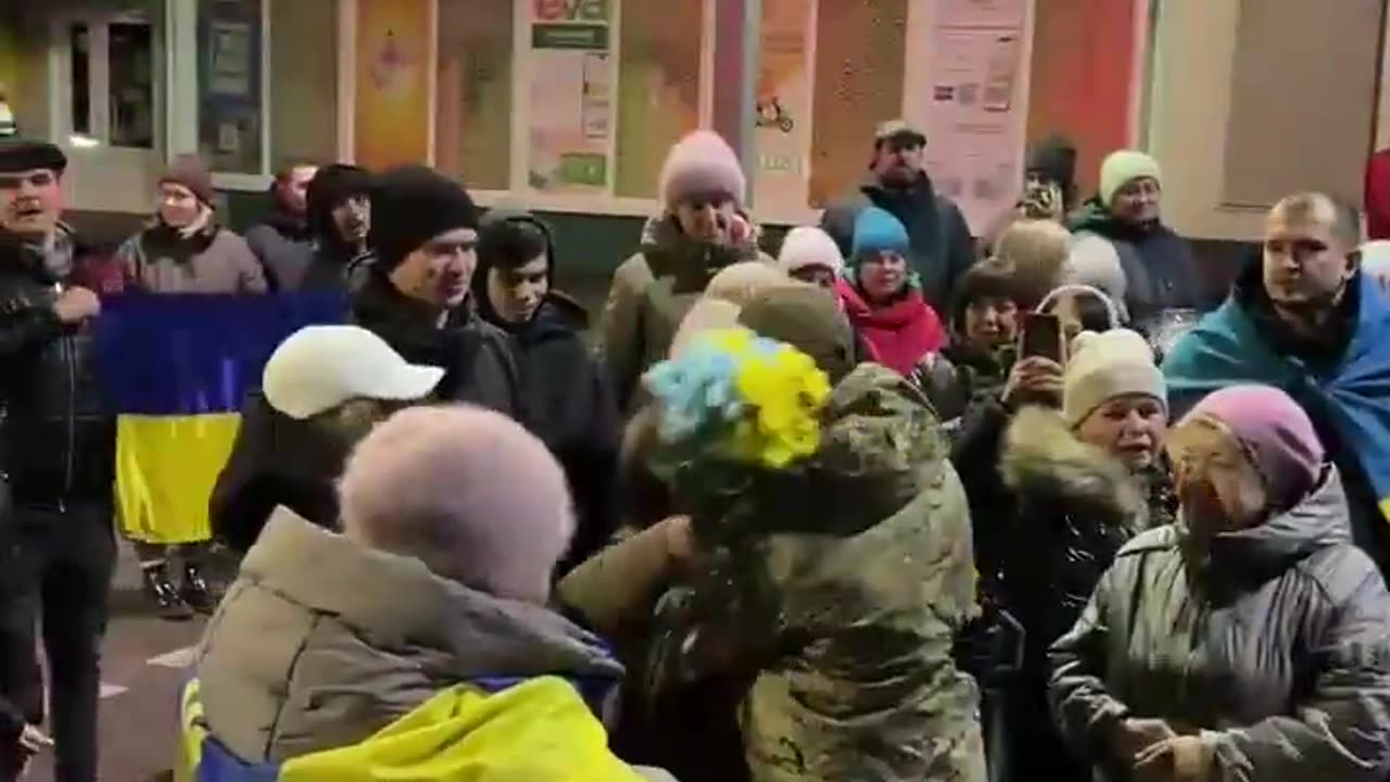 This is how Rivne welcomed Azovstal defender Artur Niverchuk, who spent 884