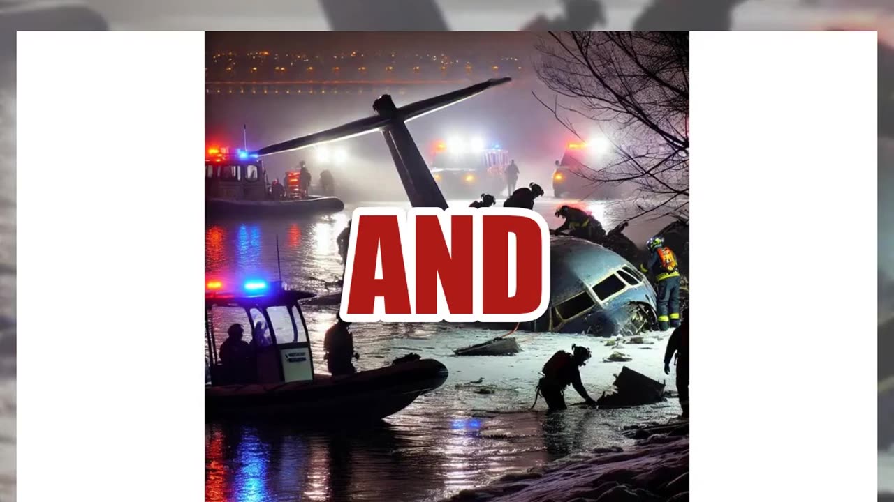 Fact Check: Photo Of Firefighters On Top Of Plane In River Is NOT Real -- AI Generated