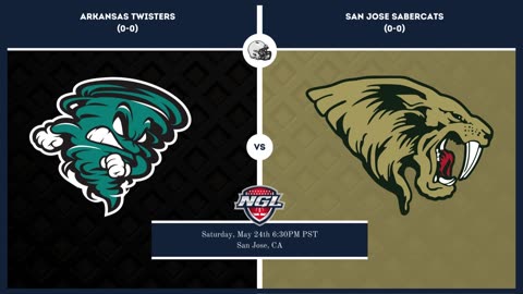 Arkansas Twisters vs. San Jose Sabercats | National Gridiron League