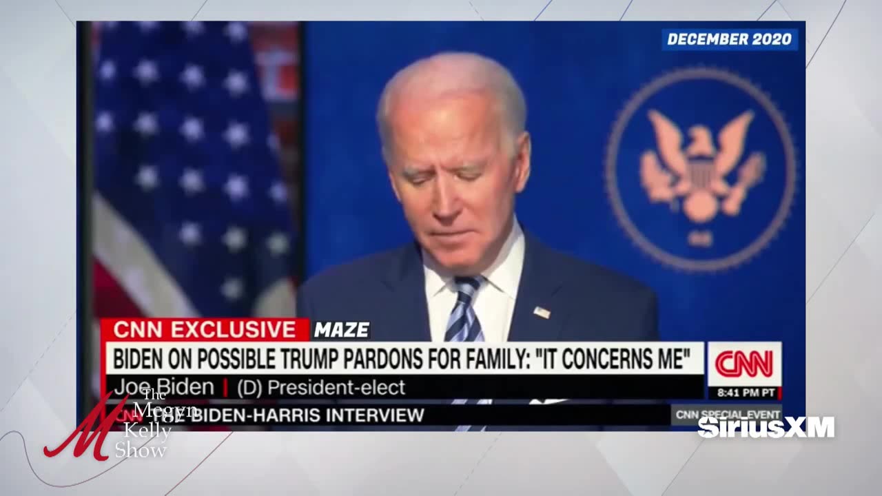 Two faced Biden's opinion on Trump pardoning his family in Dec 2020