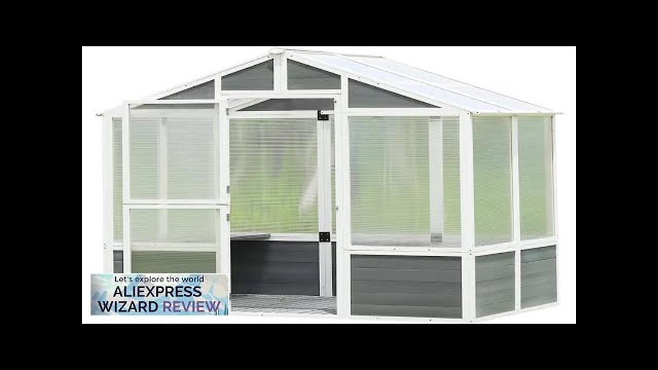 Outdoor Garden Shed Free Shipping Prefabricated Warehouse Polycarbonate Greenhouse 76 Review