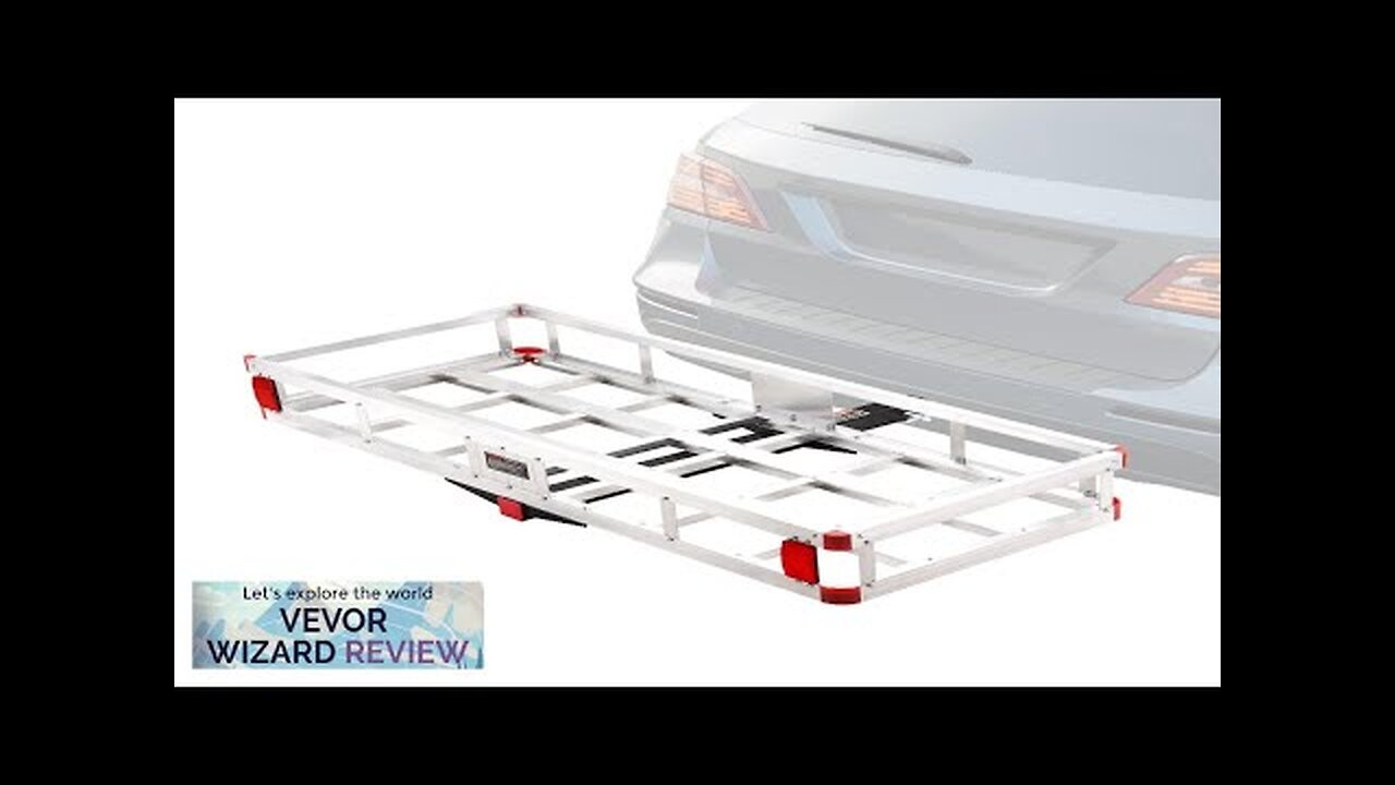 VEVOR 49.4 x 22.4 x 7.1 in Hitch Cargo Carrier 500lbs Loading Review