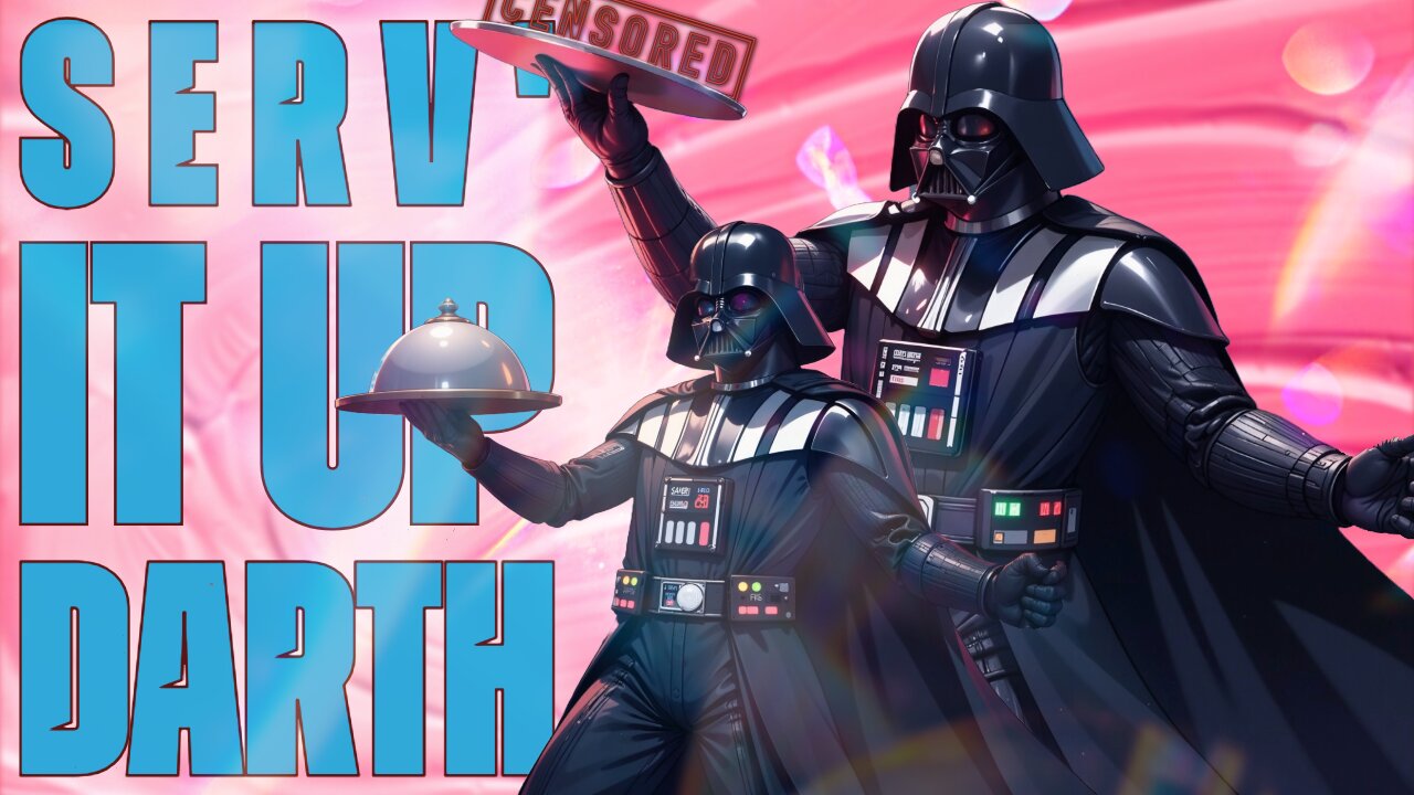 Serving Australia's Favorite Word with Darth Vader