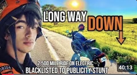 Rumble Movie:“Riding an Electric Harley 2,500 Miles to Sturgis… What Could Go Wrong?!”