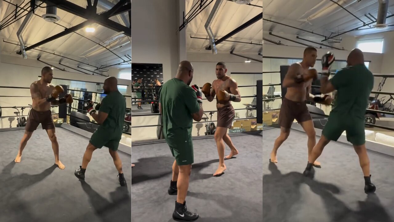 Alex Pereira vs Rampage Jackson Sparring Session