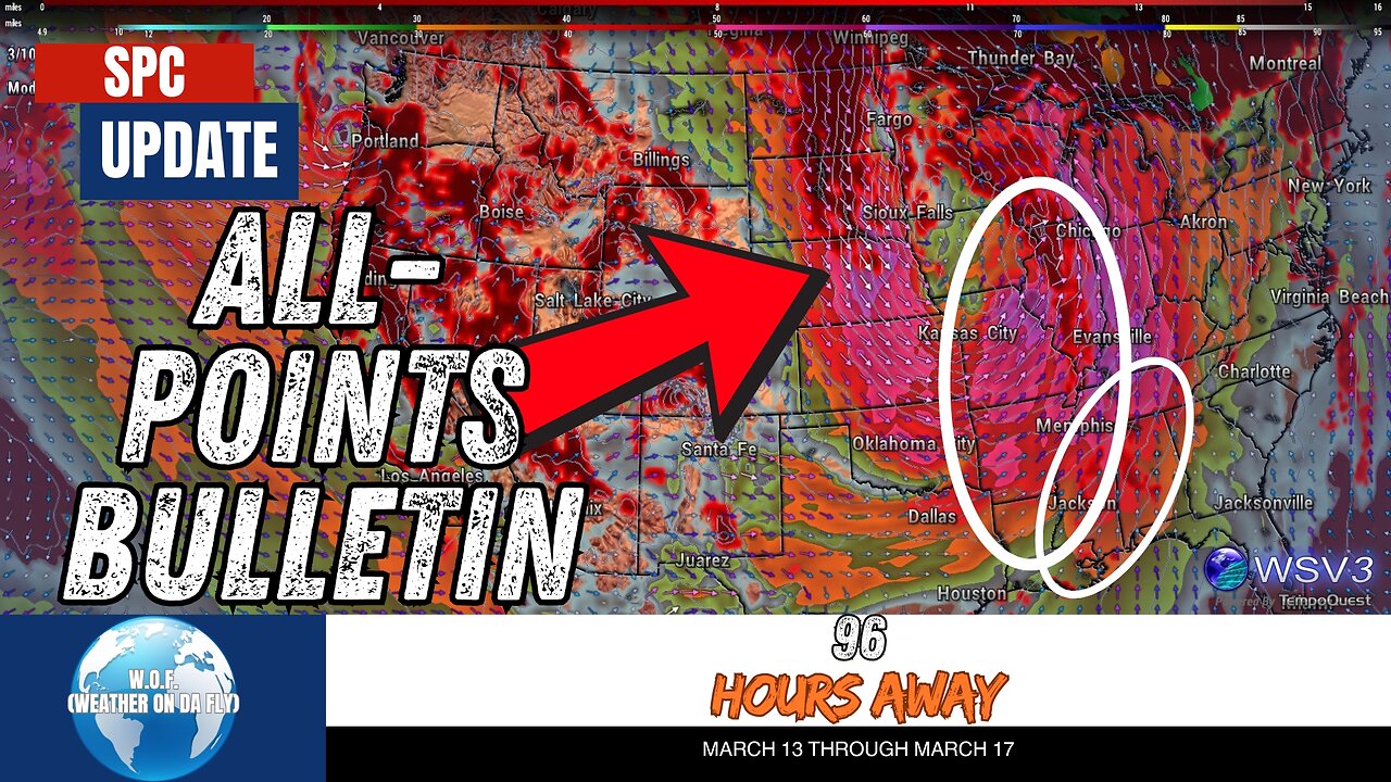 🌩️ Significant Severe Storm Risk Spikes This Friday! March 10