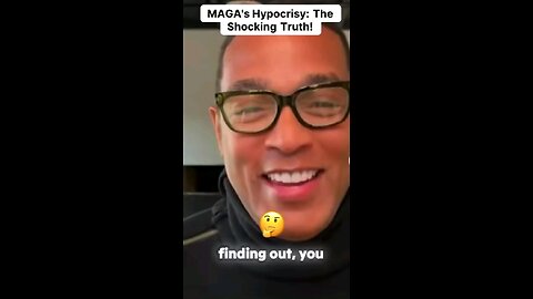 Don Lemon appears to be losing his mind. What stage of grief is this❓