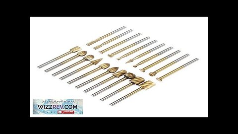 Drillpro 20Pcs Titanium Coated Rotary File Cutters HSS Mini Burr Wood Working Review