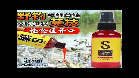 60ml Aqueous Solution Fish Bait for Fishing Crucian Carp Bait Nest Material Review