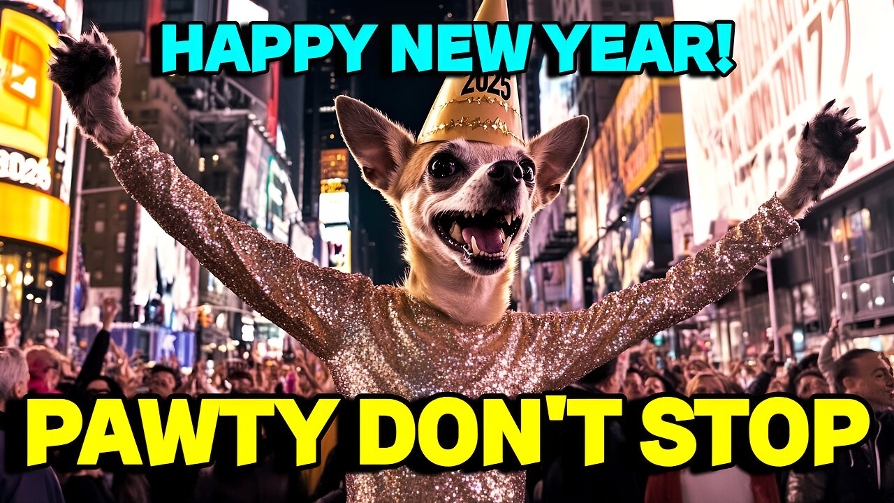 Pawty Don't Stop (Petey's Anthem) - Comedy New Years Music Video featuring a Chihuahua