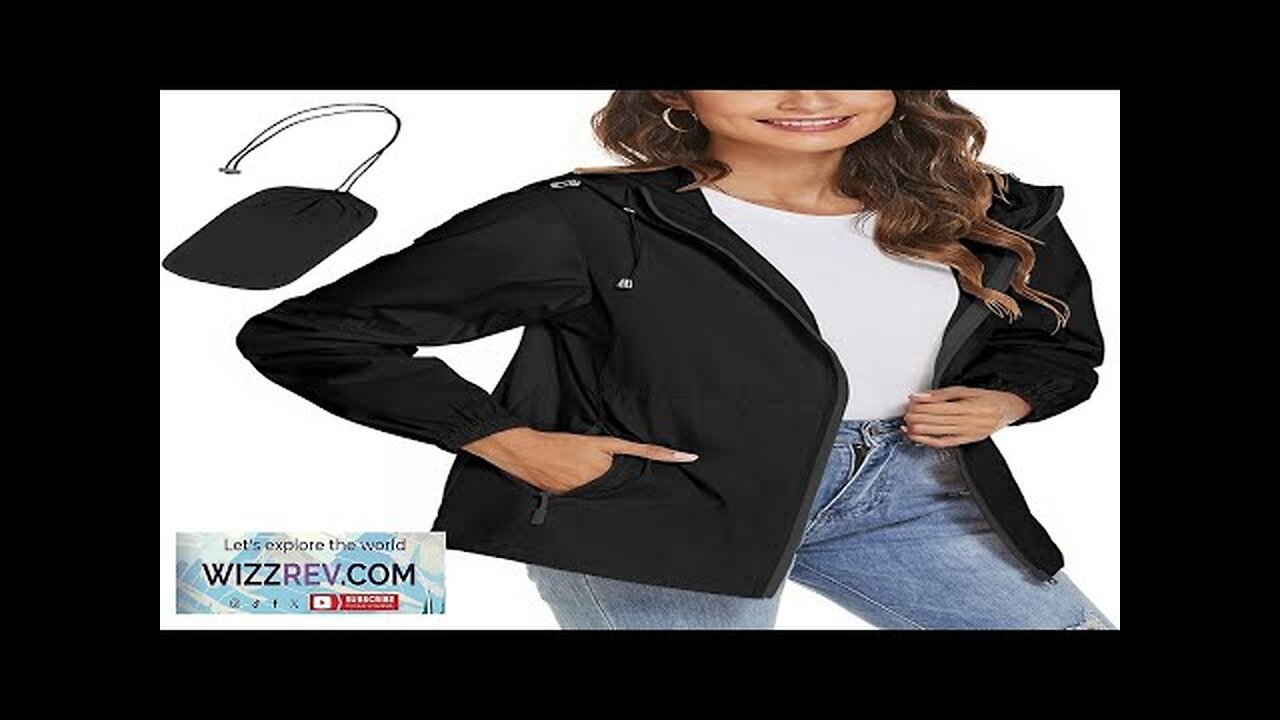 TCOT Womens Rain Jackets Waterproof Windbreaker Jackets lightweight Portable Rain Coat Review