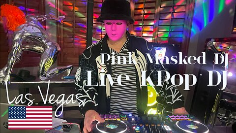 KPop DJ Pink Mask Plays Mix of Hottest KPop Songs Music