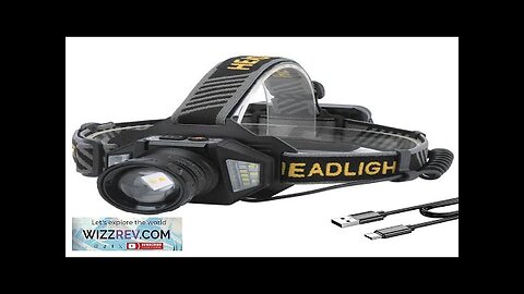 SEEKNITE Smart Sensor Zoomable LED Headlamp White/Yellow Spotlight/Floodlight Adjusted USB Review