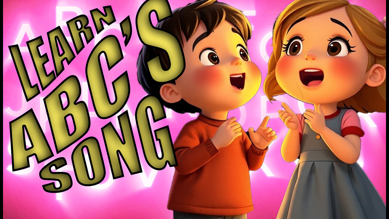 Alphabet Sing Along Song for Preschoolers, Toddlers, and Kids