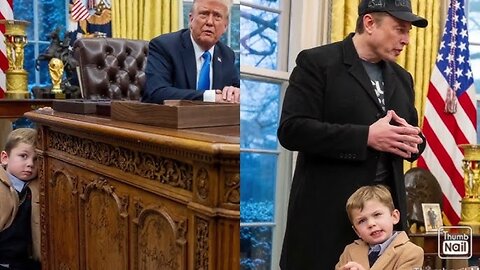 Elon Musk’s son steals spotlight during Trump’s press conference in Oval Office