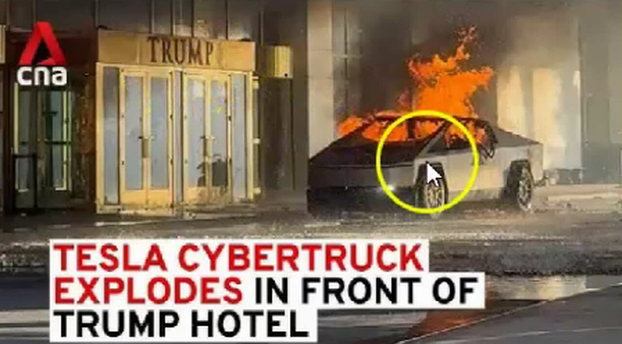 Las Vegas Tesla Cybertruck Explosion At Trump Tower Exposed!