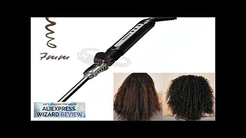 Professional 7mm Curler Iron Wand for Man Roller PTC Heating Cone Hair Review