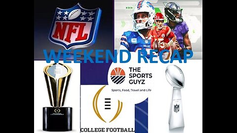 CFB and NFL Playoff Game Reviews - Weekend Recap - Jan 15th 2025