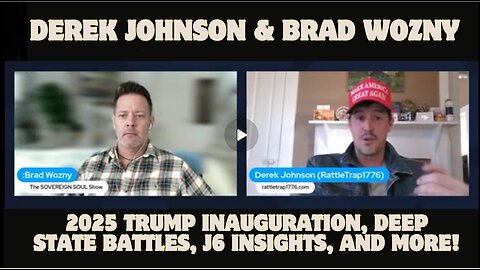 Derek Johnson & Brad Wozny- 2025 Trump Inauguration, Deep State Battles, J6 Insights, and More!