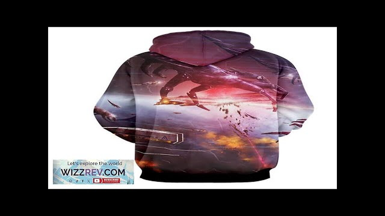 Mass Effect Reaper Battle Spaceship Cool Game Winter Hoodie Review