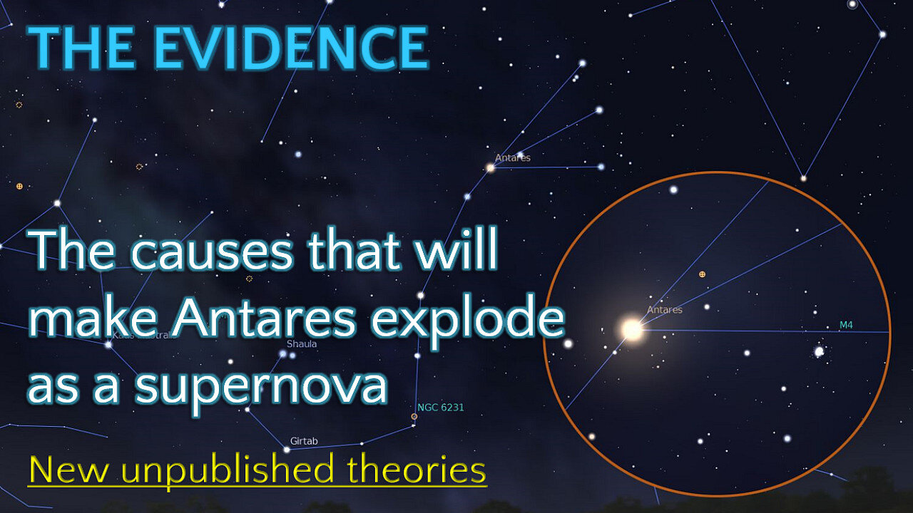 The causes that will make Antares explode as a supernova.