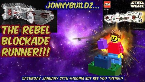 JonnyBuildz...the Rebel Blockade Runner!!! International LEGO Day Special!!! Episode 187