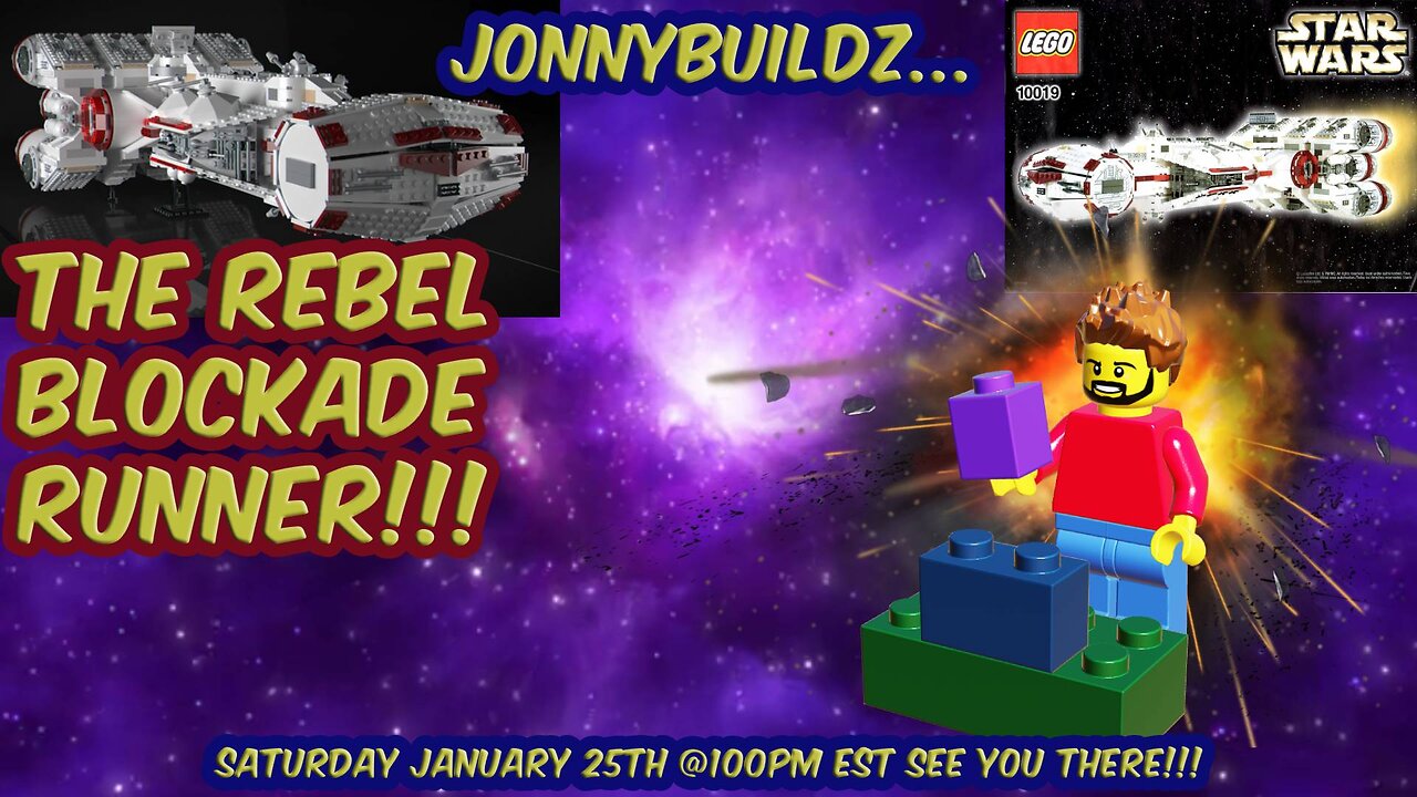 JonnyBuildz...the Rebel Blockade Runner!!! International LEGO Day Special!!!