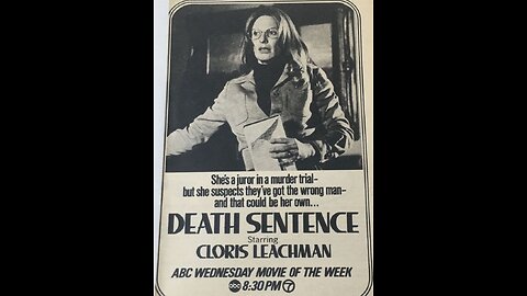 Death Sentence TV Movie 1974