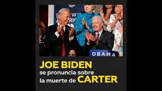 “Un hombre de principio, fe y humildad”: Biden homenajea a Carter