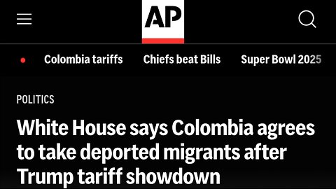 Colombia Refuses Deporties, Immediate Regret