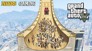 GTA 5 MODS - MEGA RAMP EXPERIMENTS (Funny Moments)