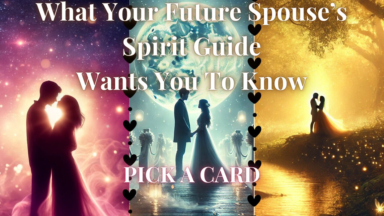 What Your Future Spouse's Spirit Guide Wants You To Know 💕❤️✨🌹Pick A Card Reading #futurespouse